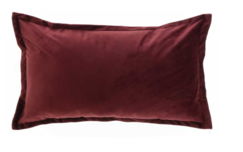 Kylie Tawny Port Rectangular Cushion